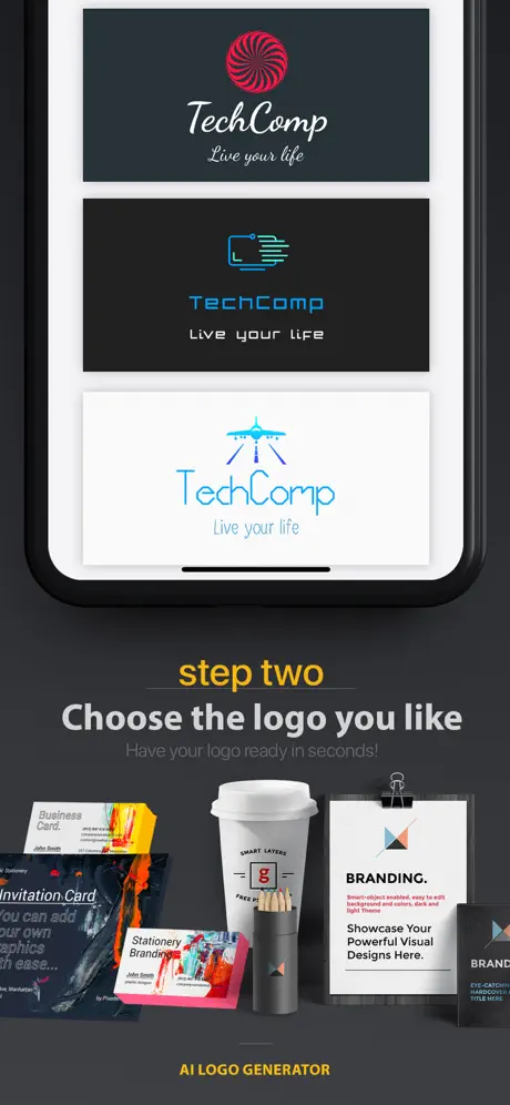AI Logo Generator - Легкий лог