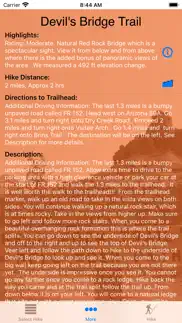 sedona hiking iphone screenshot 1