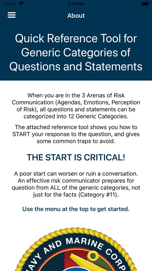 Risk Comm 12 Categories (iOS) Podle: PIONEER Technologies Corporation Risk Comm 12 Categories (iOS) Podle: PIONEER Technologies Corporation