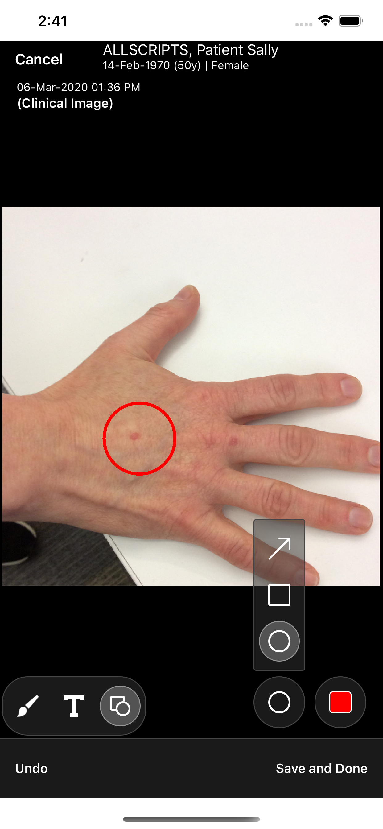 Veradigm EHR Clinical Images
