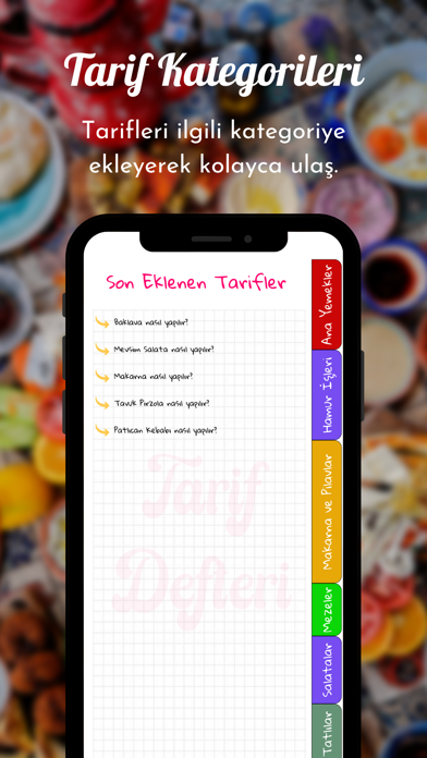 Tarif Defteri | Recipe Book Screenshot