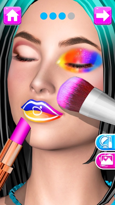 Lip Art 3D Beauty Makeup Games Screenshot