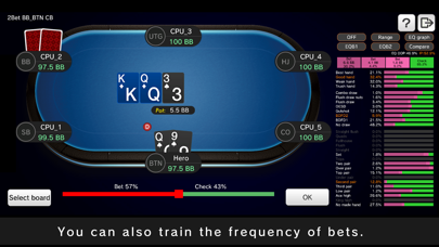 Poker Flop Trainer Screenshot