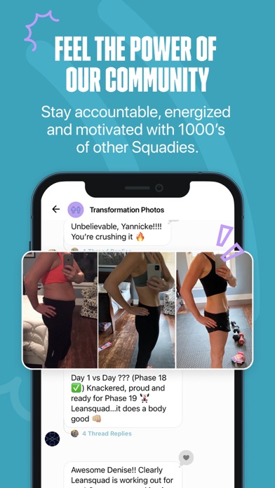 LEANSQUAD: At-Home Fitness App Screenshot