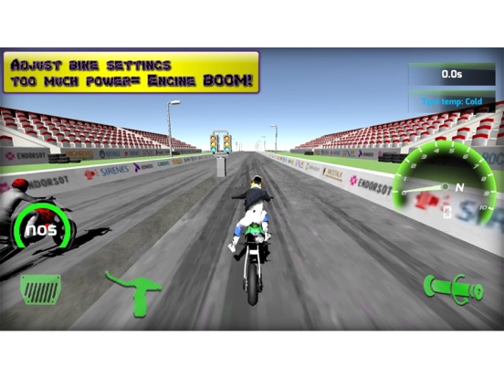 Screenshot #6 pour Motorbike Drag racing 3D