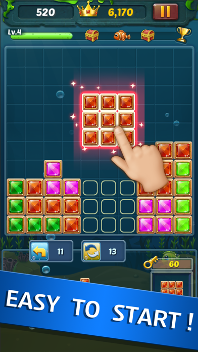 Screenshot #2 pour Block Ocean Puzzle 1010