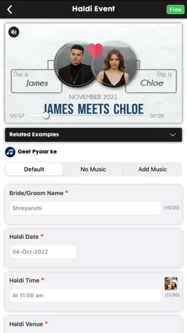 Game screenshot Video Invitation Maker Ecards apk
