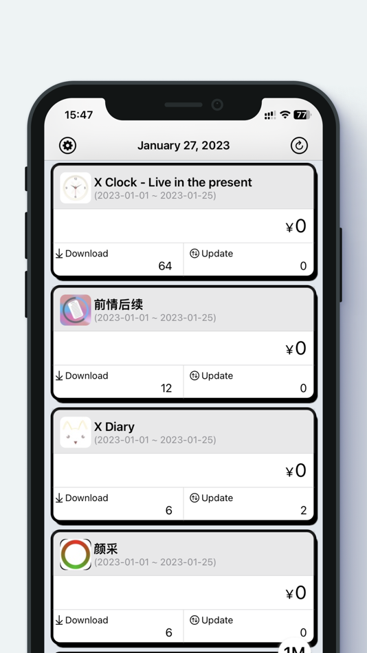 #1. MoAppDev - Sales and Trends (iOS) بواسطة: 晓伟 庄