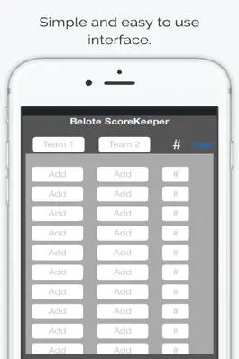 Game screenshot Belote ScoreKeeper hack