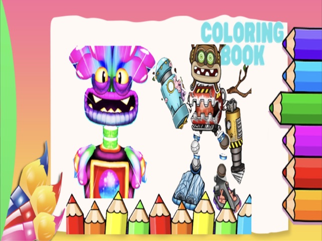 wubbox monster mod coloring - Apps on Google Play