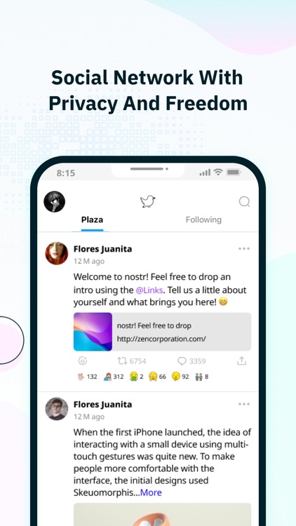 FreeFrom - the nostr client