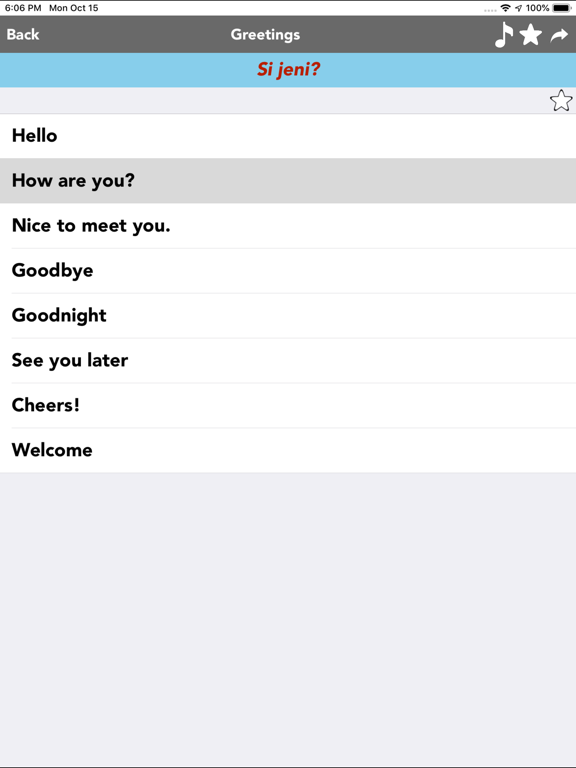 English to Albanian Translator iPad screenshot 4 - Travel app