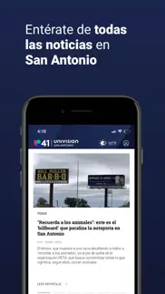 univision 41 san antonio iphone screenshot 3