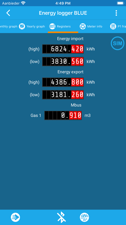 #7. Energy logger BLUE (iOS) 由: Piotr Grabarczyk