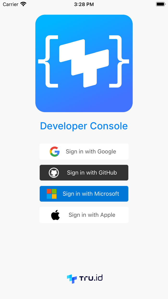tru.id developer console