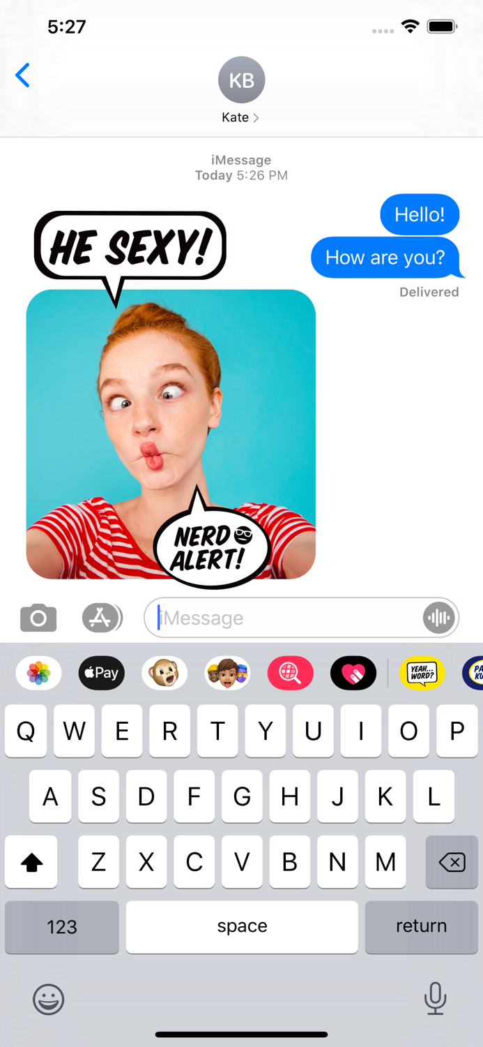 Yeah Word Sticker Pack
