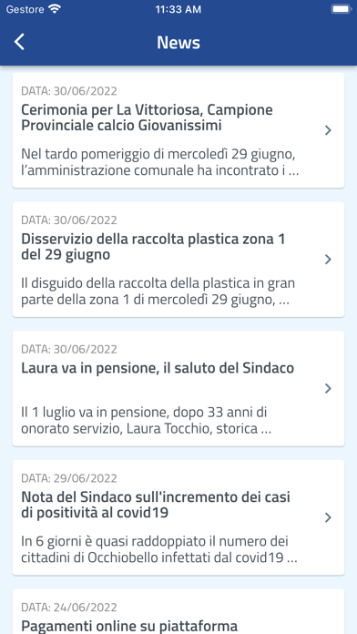 Comune di Occhiobello Screenshot