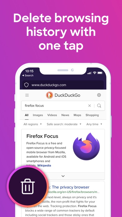 Firefox Focus: Privacy browser screenshot 2