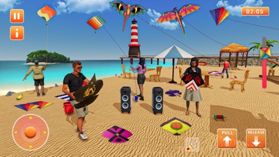 Kite Game: Beach Kite Flying Screenshot