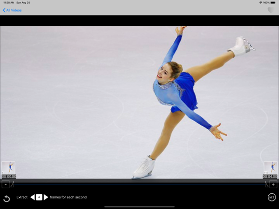 Video Frame Player iPad screenshot