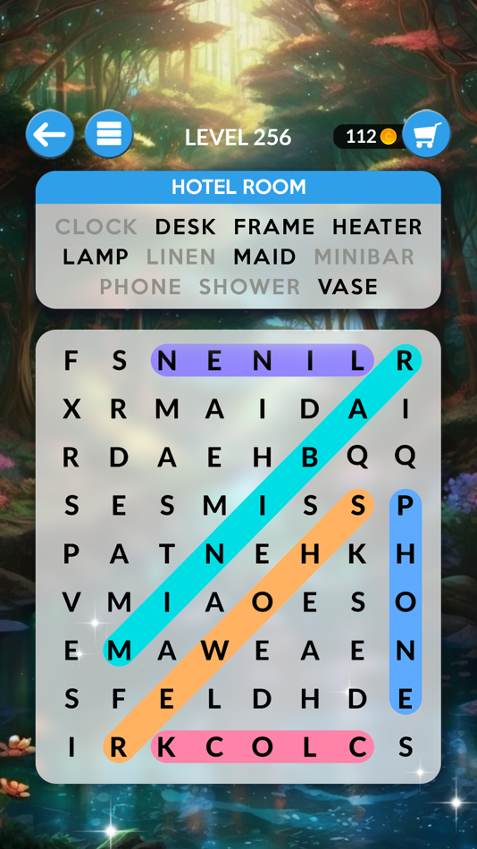 #2. Wordscapes Search (iOS) Av: PeopleFun, Inc.