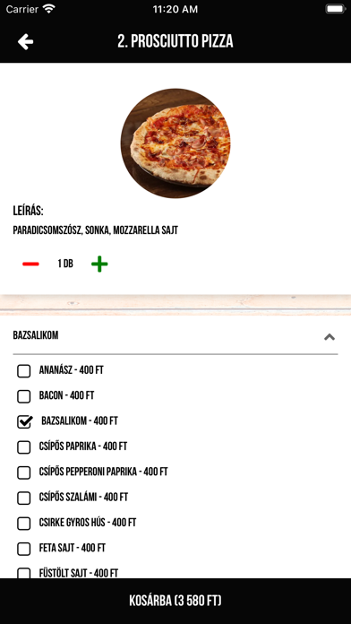 NívóBistro és Pizzéria Screenshot