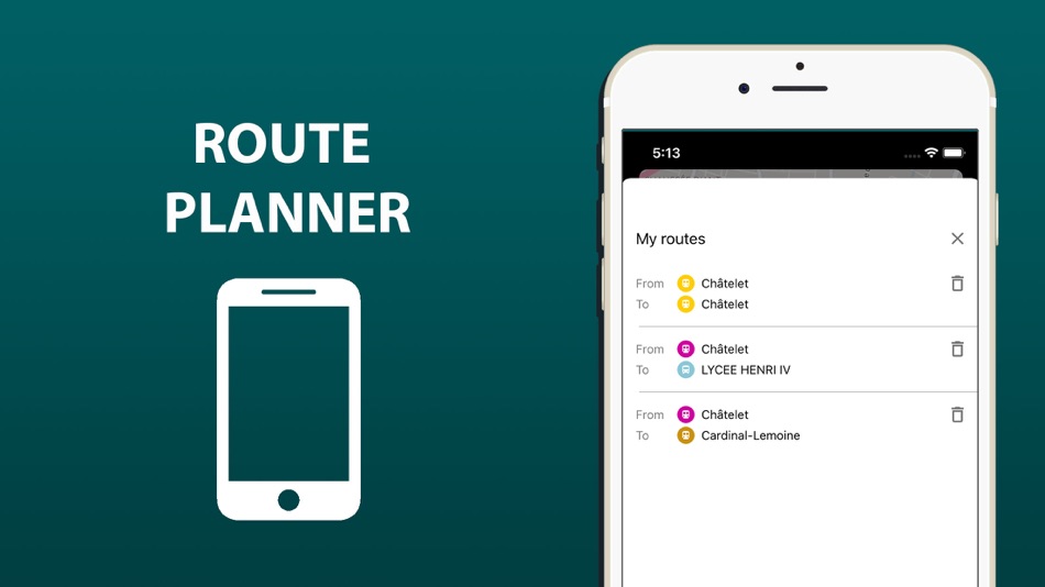 #8. Public transport map Warsaw (iOS) Podle: Khrystyna Skliarova