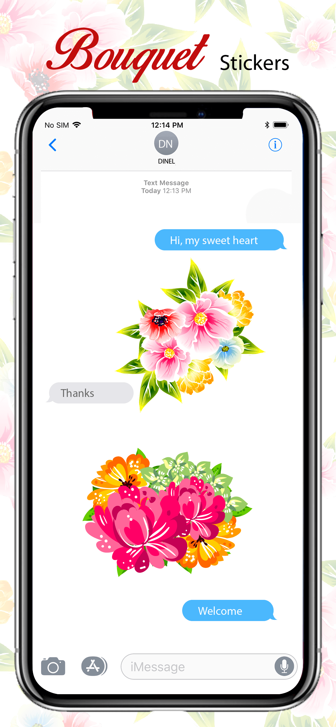 Bouquet Stickers Pack screenshot 5