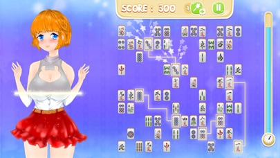 Mahjong Pretty Manga Girls Screenshot