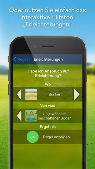 Screenshot von Expert Golf – IGolfrules auf dem iPhone 5