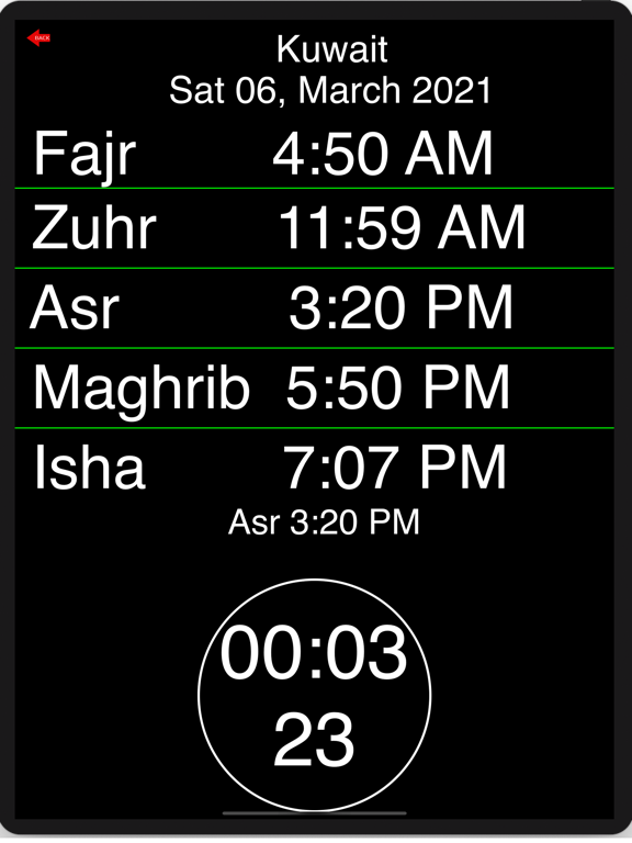 Screenshot #6 pour Prayer Clock and Calendar