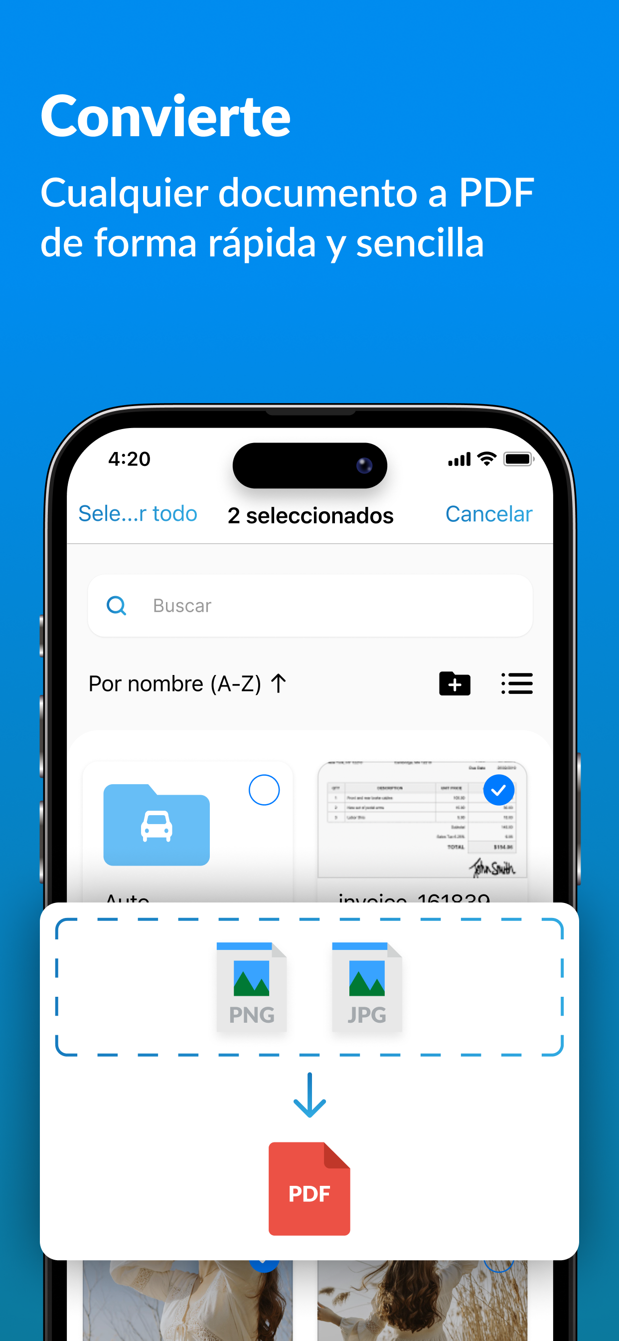 Scannero: escanear documentos