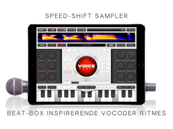 Voice Synth iPad app afbeelding 6