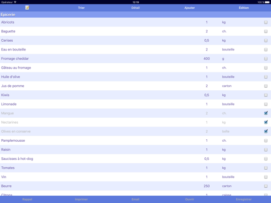 Screenshot #6 pour Épicerie liste d'achats