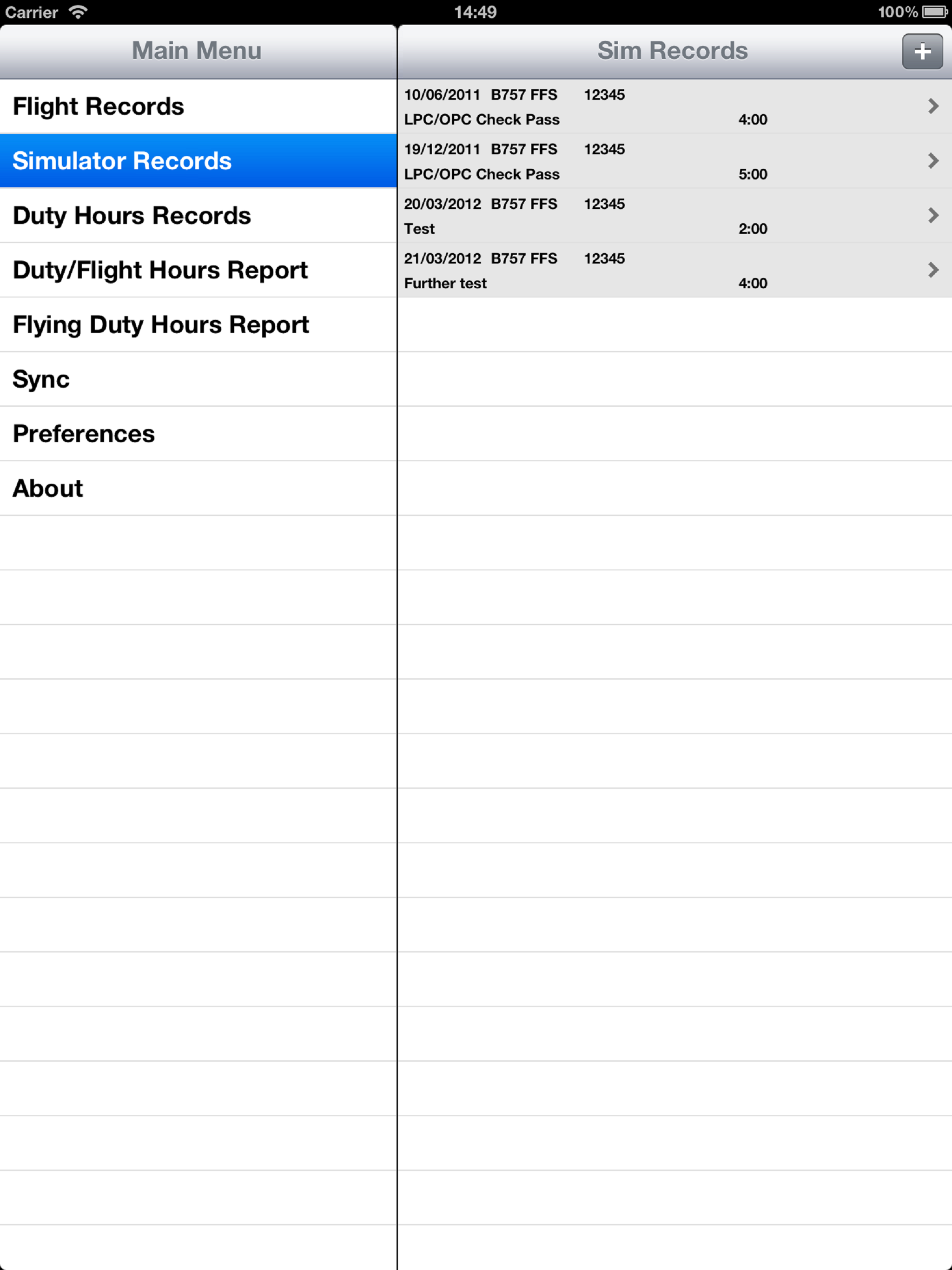 Skylog Pro screenshot 6