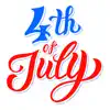 4th of July: Animated Stickers