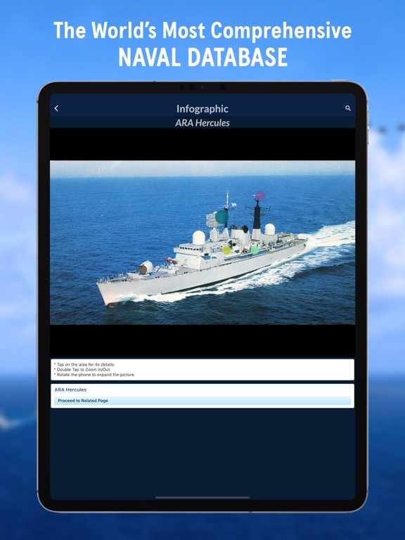 Naval Library & Modern Warship iPad screenshot 5 - Education app