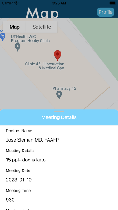MedRepMeeting Screenshot