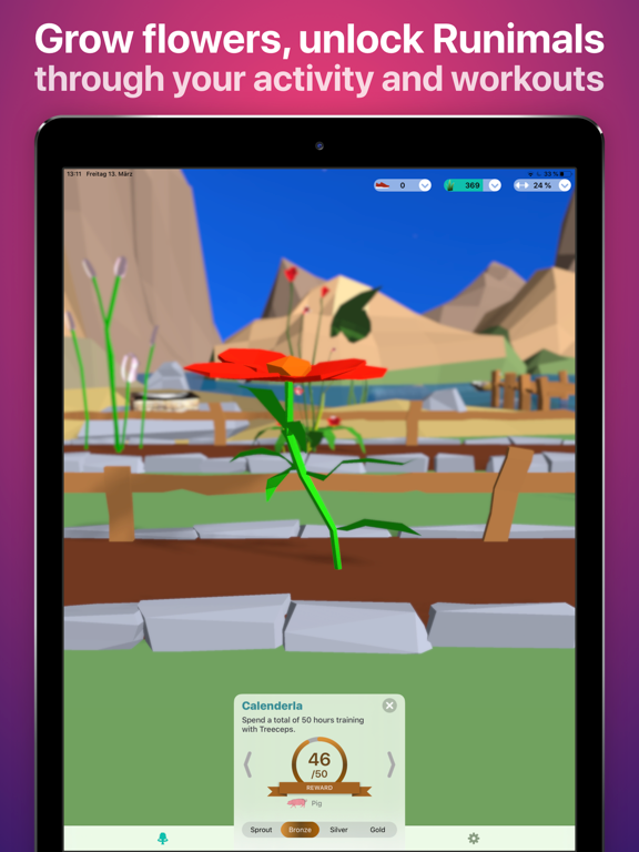 Treeceps: Fitness Workout Game iPad screenshot 6 - Health & Fitness app