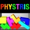 Phystris is a tile-matching puzzle based on physics