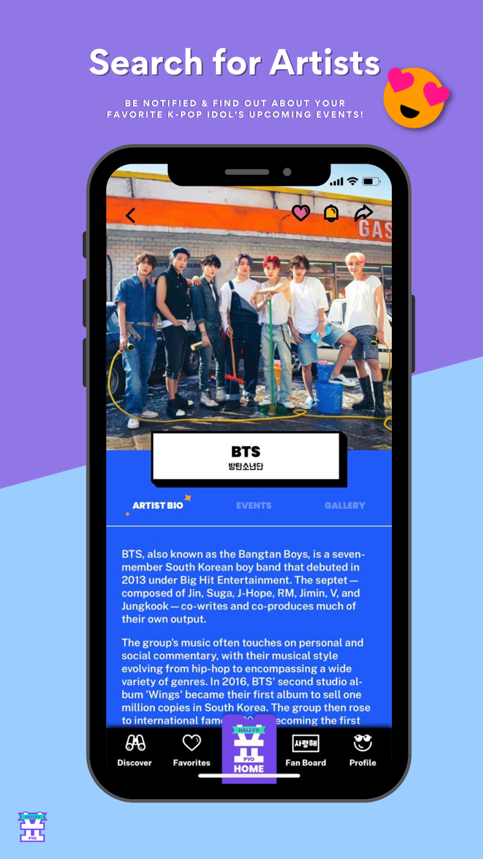 HallyuPyo Kpop Event Info App