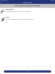 audioservice app ipad bildschirmfoto 2