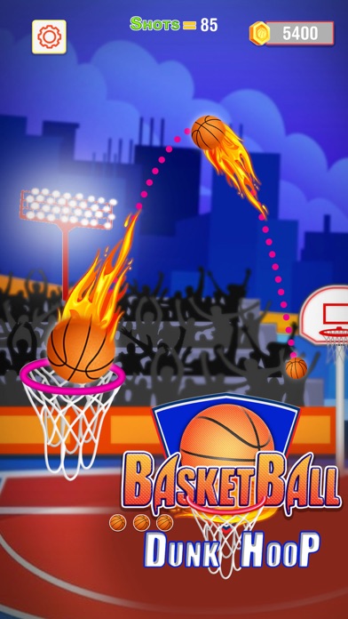 Flipper Dunk Shot-Hoop Battle Screenshot