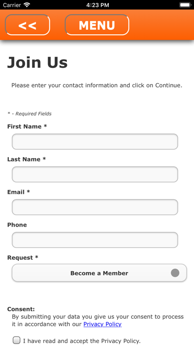 App screenshot