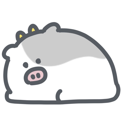 soft cow sticker