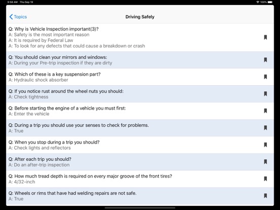 Virginia CDL Test Prep iPad screenshot 8 - Education app