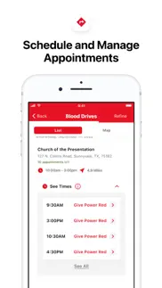 blood donor american red cross iphone screenshot 1