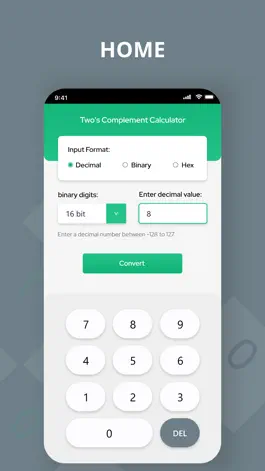 Game screenshot 2s Complement Calculator apk