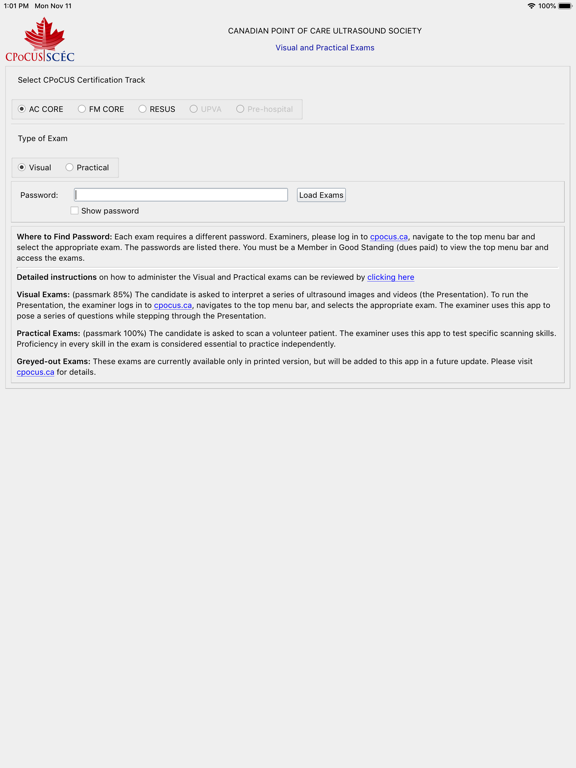 Screenshot #4 pour CPoCUS Exams