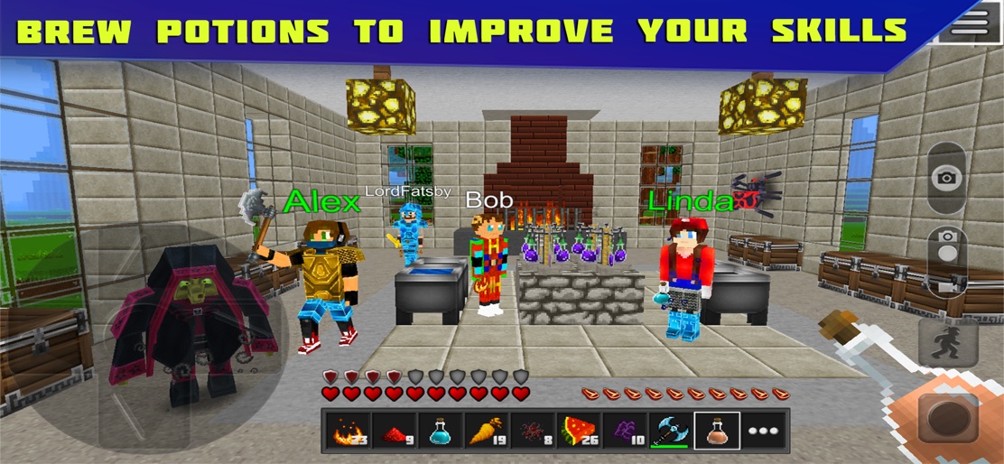 Planet of Cubes Craft and Mine screenshot 5